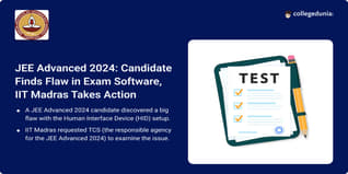 JEE Advanced 2024: Candidate Finds Flaw in Exam Software, IIT Madras Takes Action